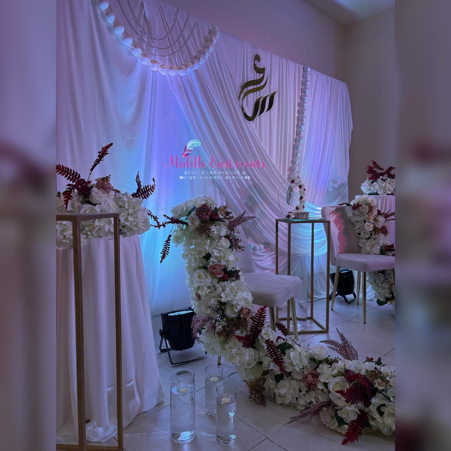 Custom wedding planning details by Middle East Events, UAE event planner